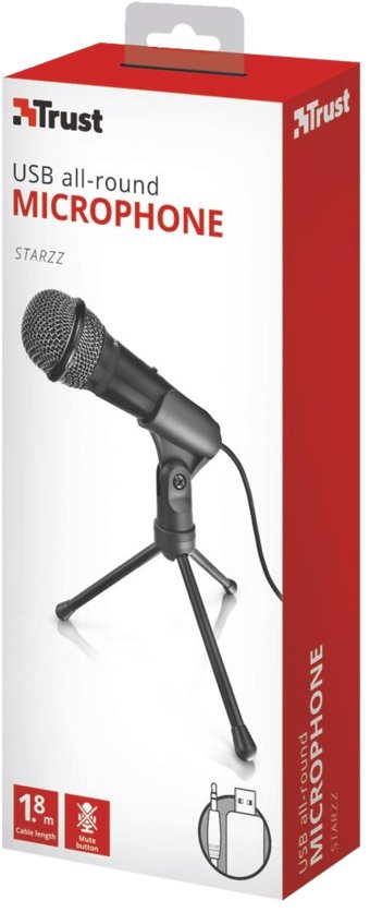 Микрофон Trust Starzz USB All-round Microphone (21993) купить | ELMIR ...