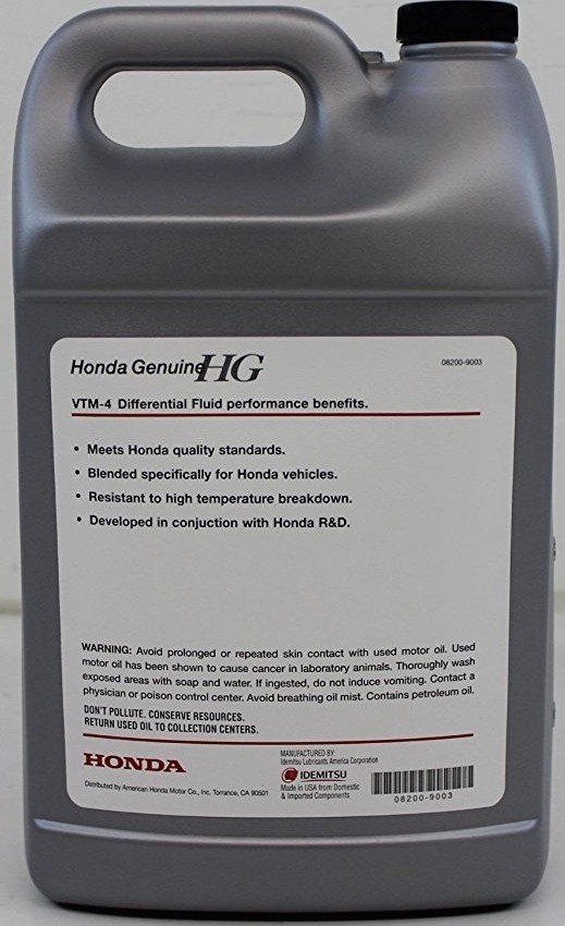 VTM-4 Dual Pump Fluid Honda Ridgeline Owners Club Forums, 58% OFF
