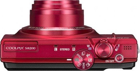 Цифровая фотокамера Nikon Coolpix S8200 Red купить | ELMIR - цена