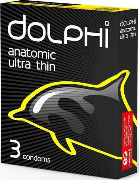 Презервативы Dolphi Anatomic Ultra Thin 3 шт. купить | ELMIR - цена ...