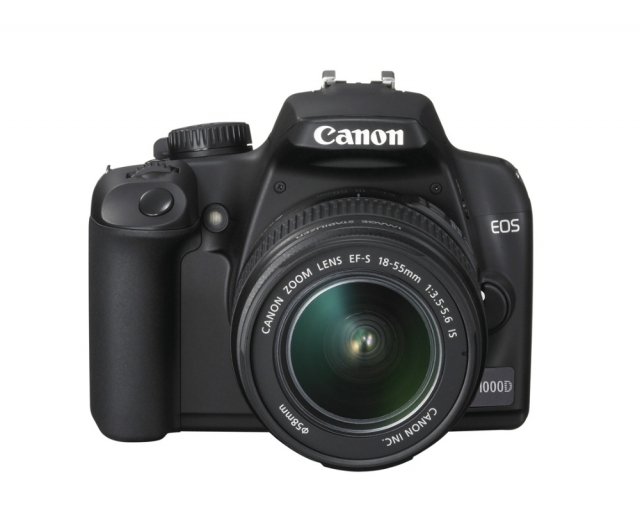 Цифровая фотокамера Canon EOS 1000D 18-55 KIT BLACK купить | ELMIR ...