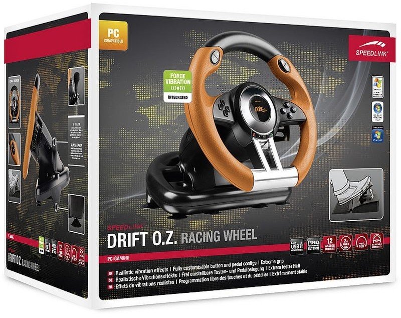 Supporto Da Tavolo Per Volante Racing Speedlink – Drift O.Z E Trailblazer – Universale, Nero - 4