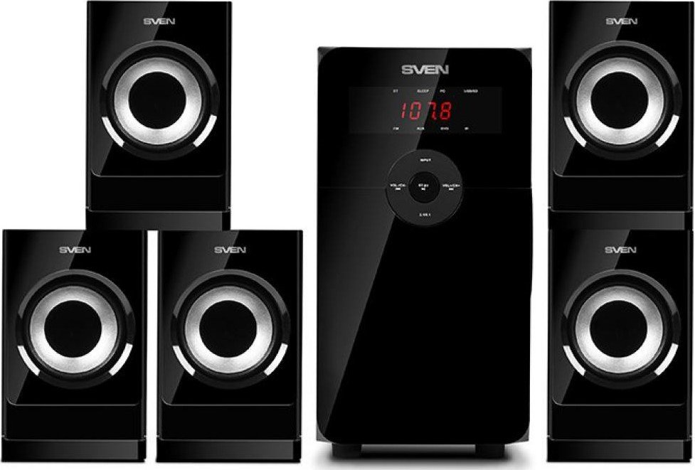 Акустическая система Sven HT-201 Black купить | ELMIR - цена, отзывы ...