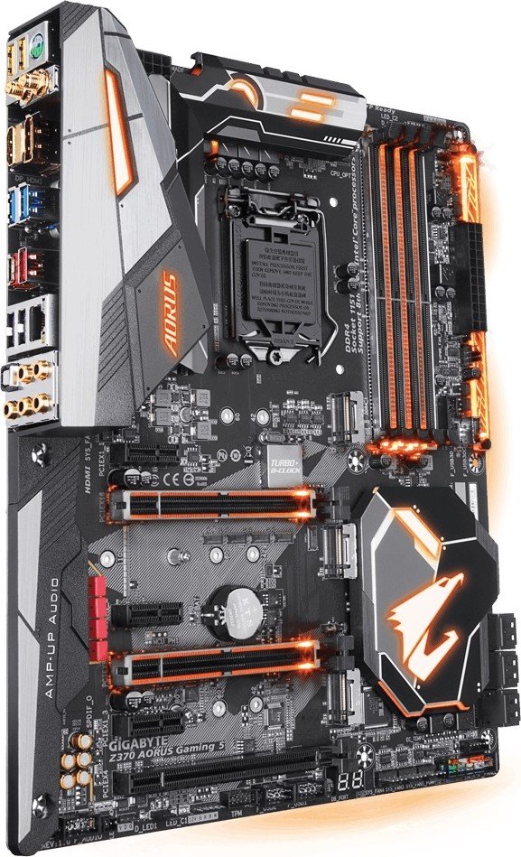 Материнская плата GigaByte Z370 AORUS Gaming 5 s-1151 Z370 купить ...