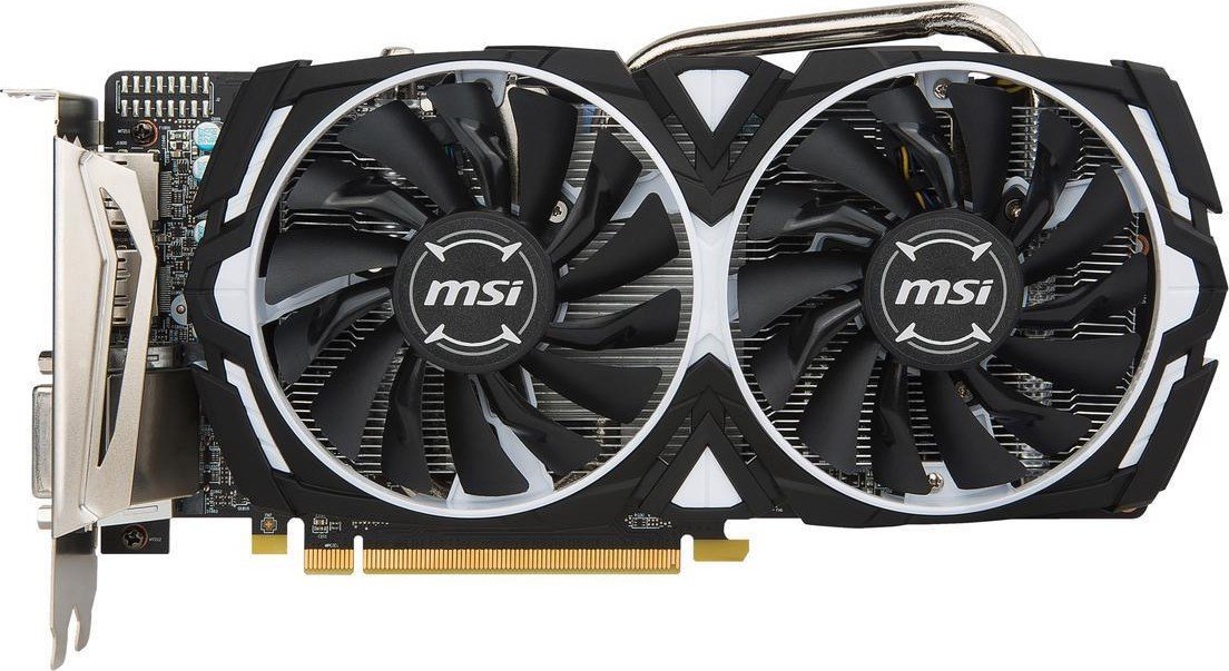 Видеокарта MSI PCI-E Radeon RX 570 8GB DDR5 (RX 570 ARMOR 8G OC