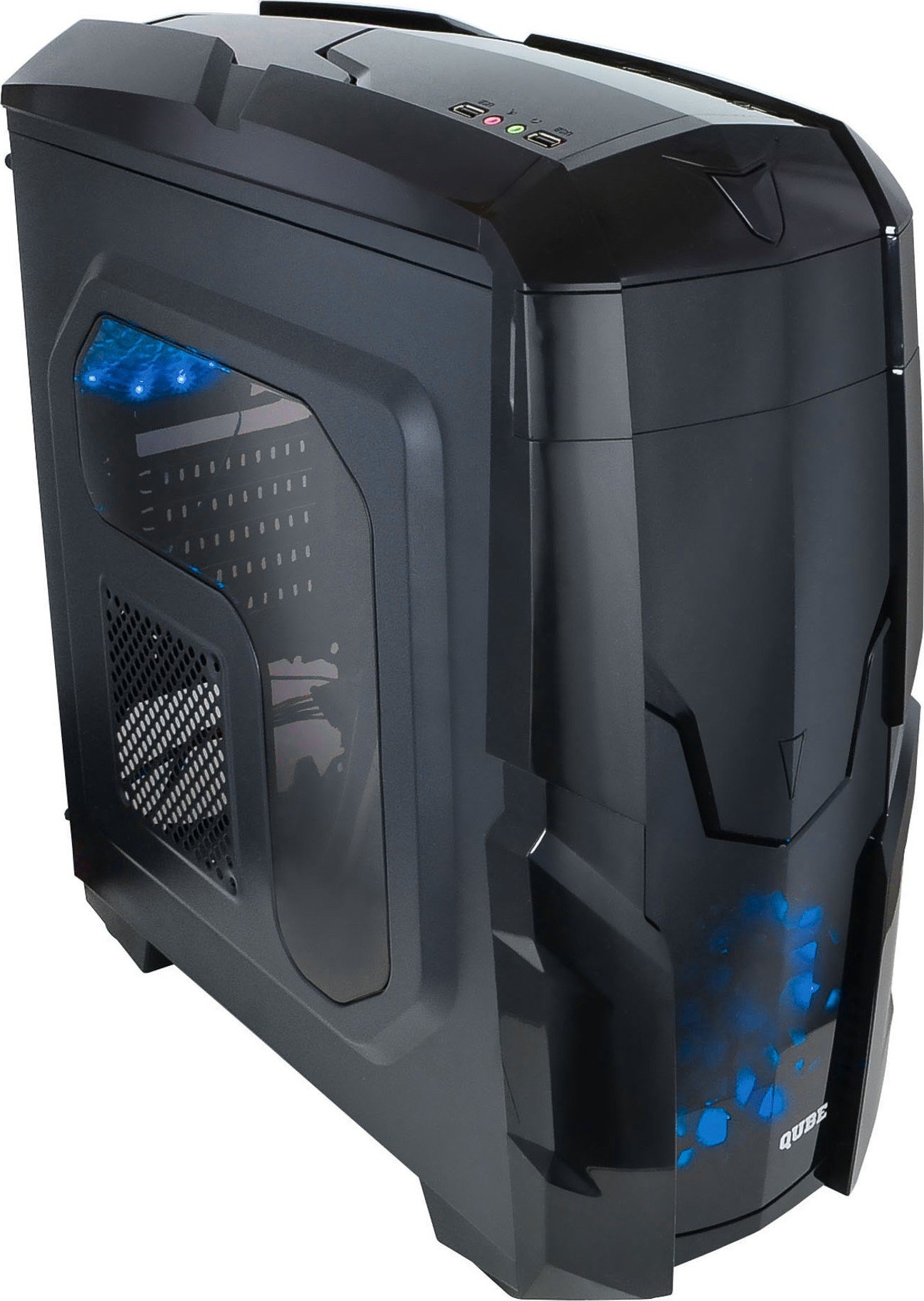 Корпус QUBE QB40X Black б/БП (QB40X_WBNU3) купить | Elmir - цена