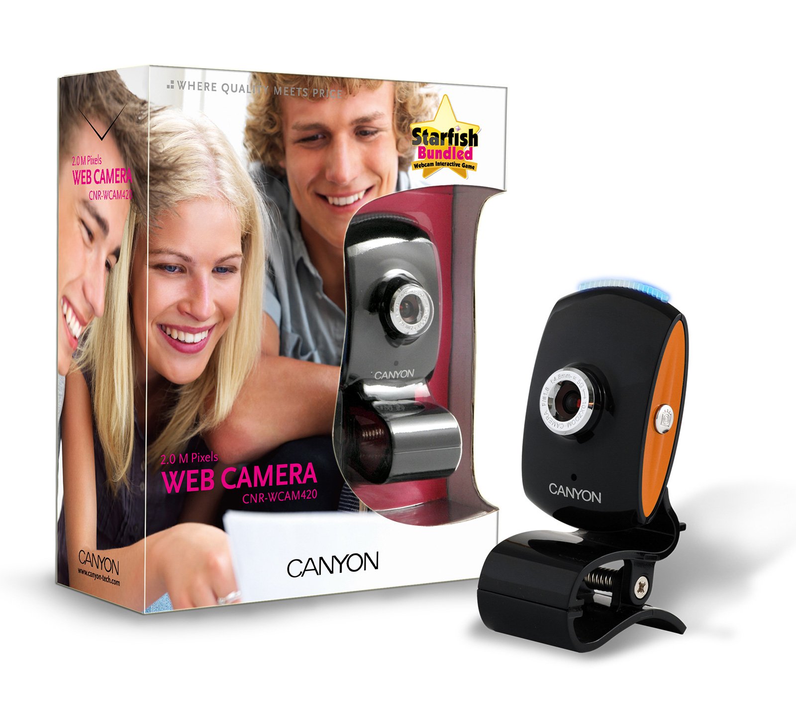Web камера Canyon CNR-WCAM420 купить | ELMIR - цена, отзывы, характеристики