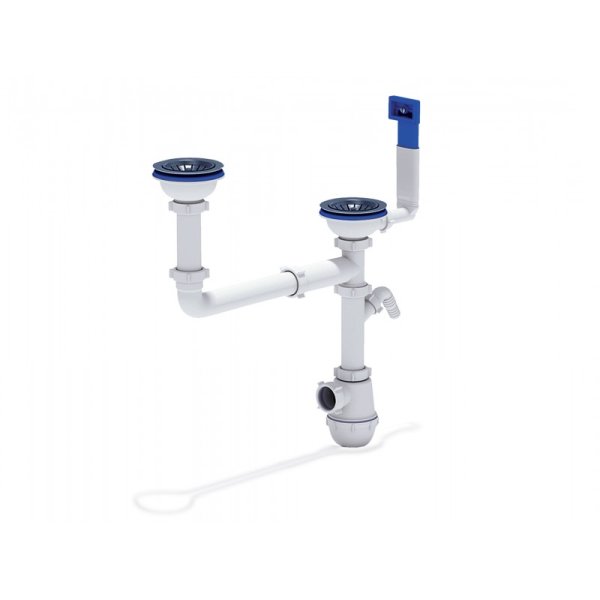 Сифон для кухни ANI Plast А3042S купить | ELMIR - цена, отзывы ...