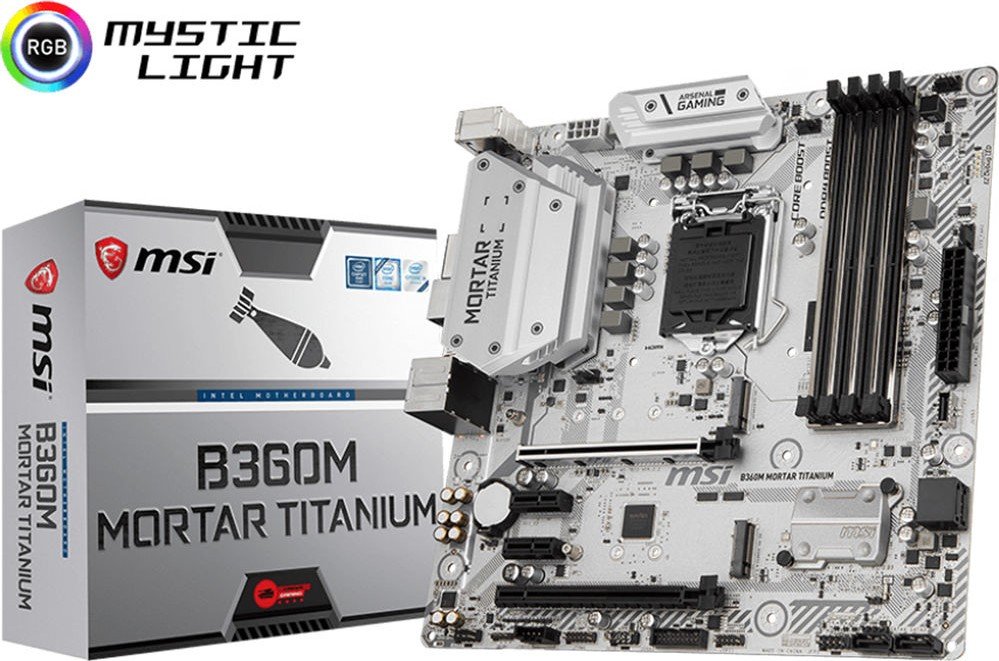 Mortar Lga 1151 B360 Материнська плата MSI B360M Mortar