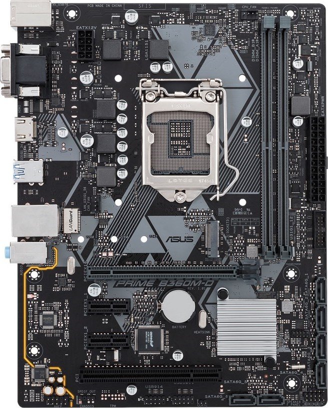 Материнская плата Asus Prime B360M-D s-1151 B360 купить | Elmir - цена ...