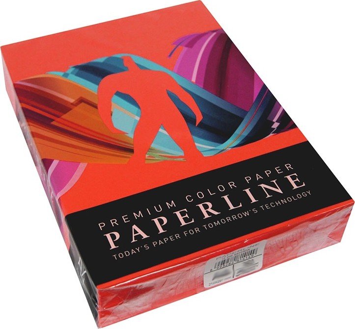 Бумага цветная Paperline 160г/м2 A4 250л. Red 250 купить | ELMIR - цена ...