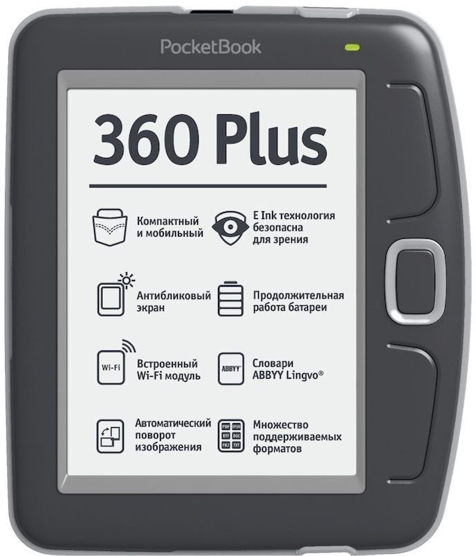 Электронная книга PocketBook 512 (PB360 Plus) Dark Grey купить | ELMIR ...