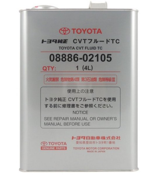 Масло cvt toyota tc