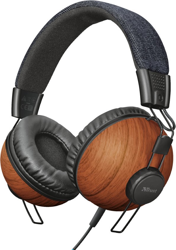 Наушники Trust Noma Headphones Denim Wood (22637) купить | ELMIR - цена ...