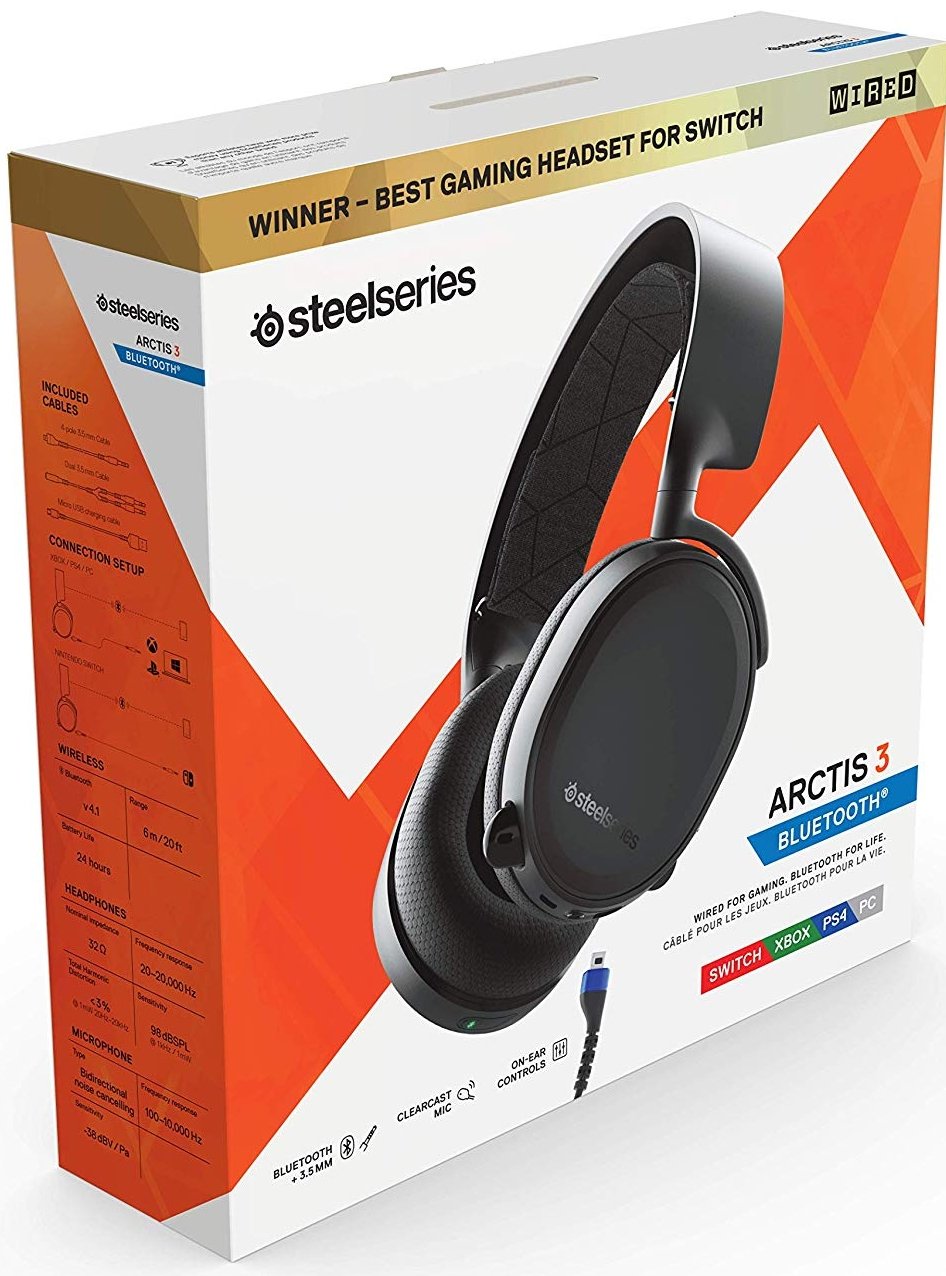 Наушники SteelSeries Arctis 3 Bluetooth 2019 Edition (61485) купить ...