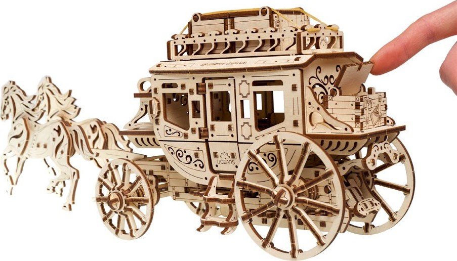 Конструктор Ugears Почтовый дилижанс (70045) купить | ELMIR - цена ...