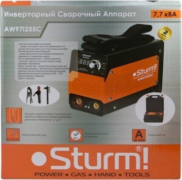 Сварочный аппарат Sturm AW97i255C купить | ELMIR - цена, отзывы ...