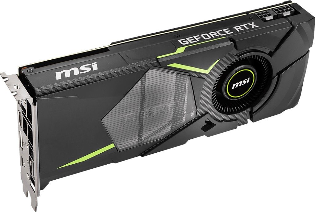 Видеокарта MSI PCI-E GeForce RTX2070 8GB DDR6 (RTX 2070 AERO 8G ...