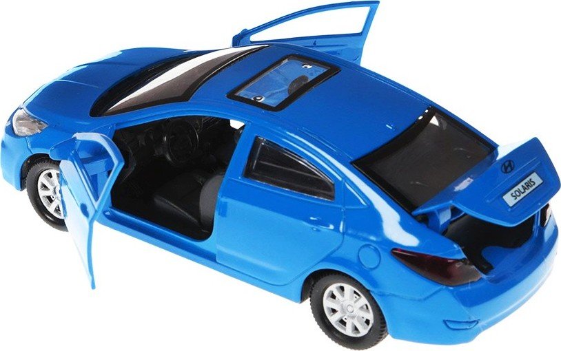 【値下げ】HYUNDAI ミニカー Автомодель TECHNOPARK Hyundai Solaris Blue 1:32 (SOLARISBl) купить