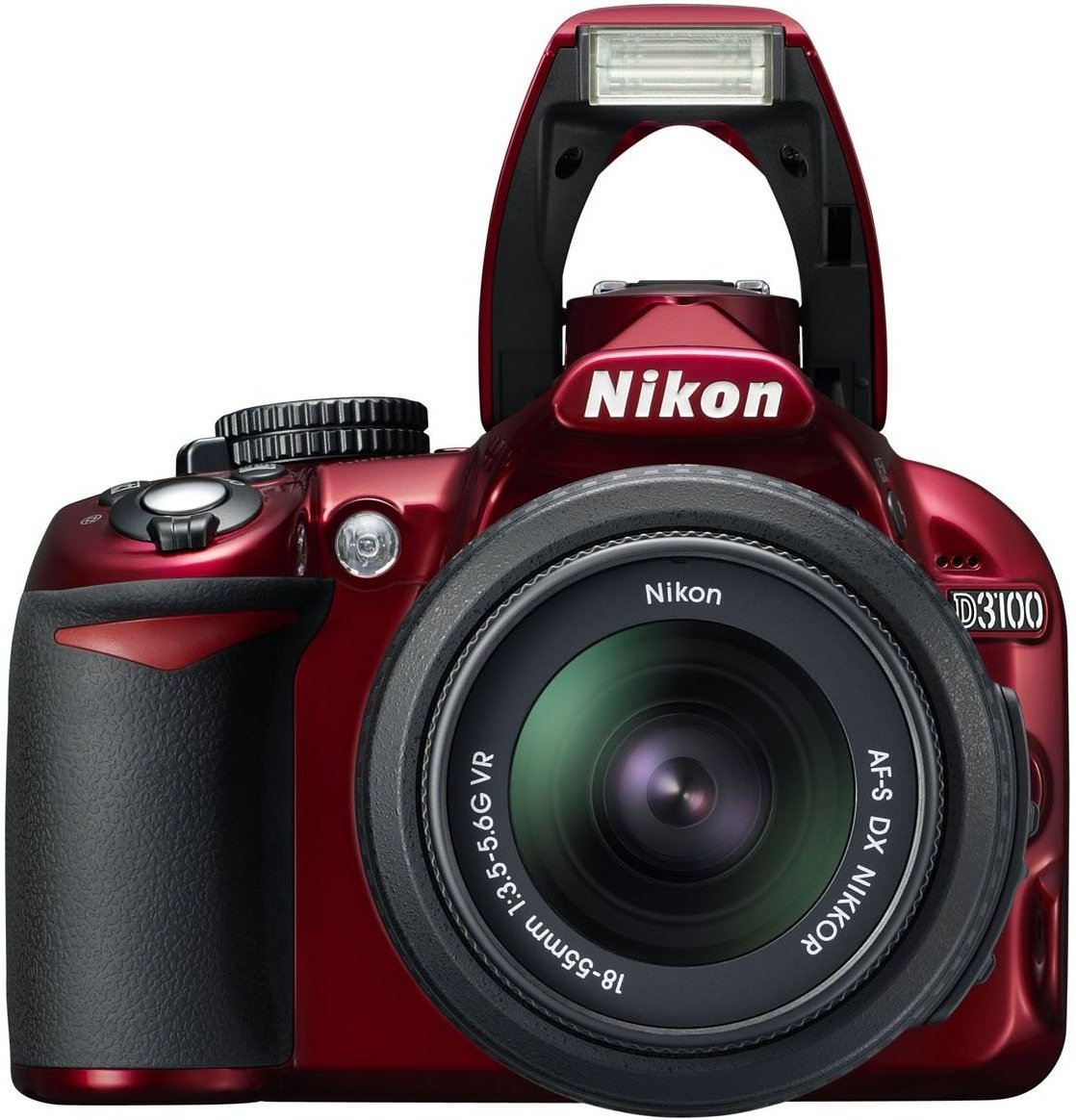 Цифровая фотокамера Nikon D3100 Kit 18-55 VR Red (VBA281K001