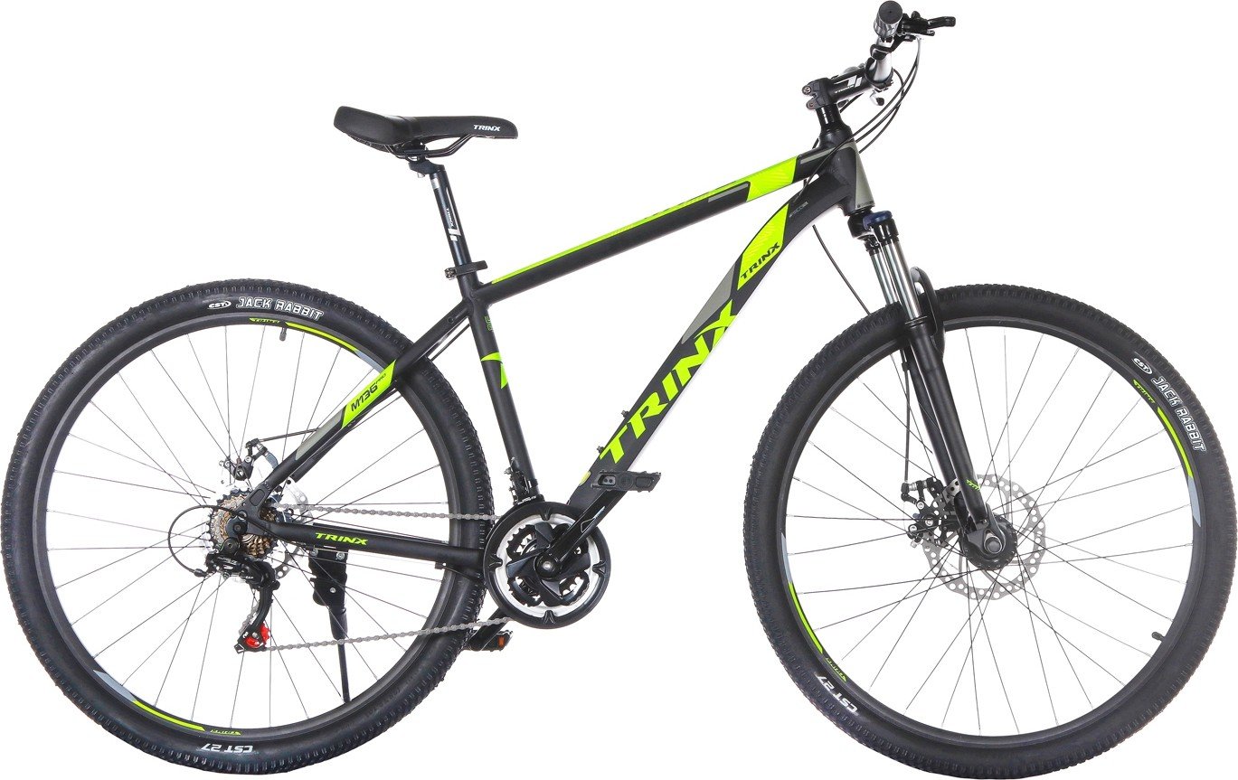 Велосипед Trinx M136 Pro Majestic Matt Black/Grey/Green 29