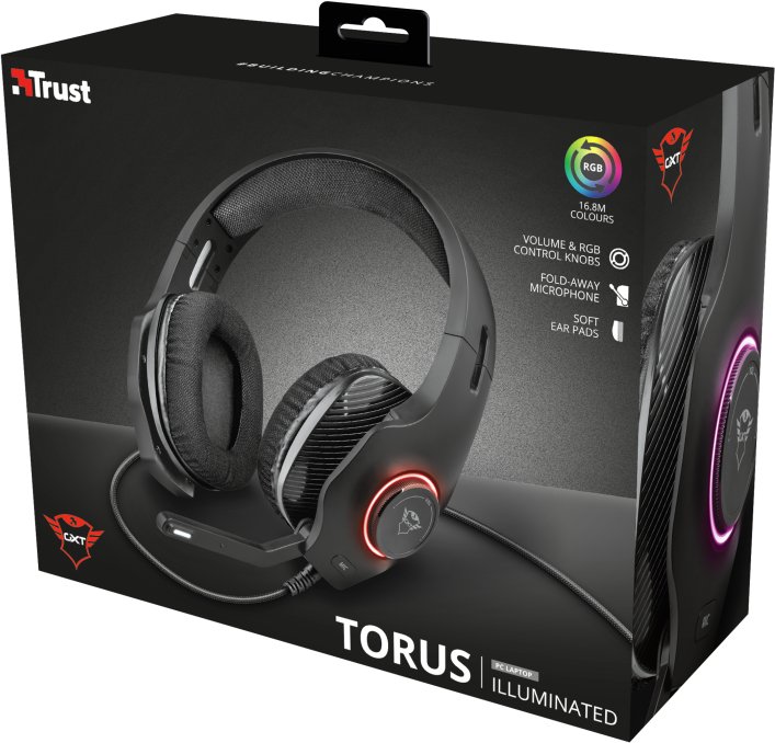 Наушники Trust GXT 455 Torus RGB Gaming Headset (23138) купить | ELMIR ...