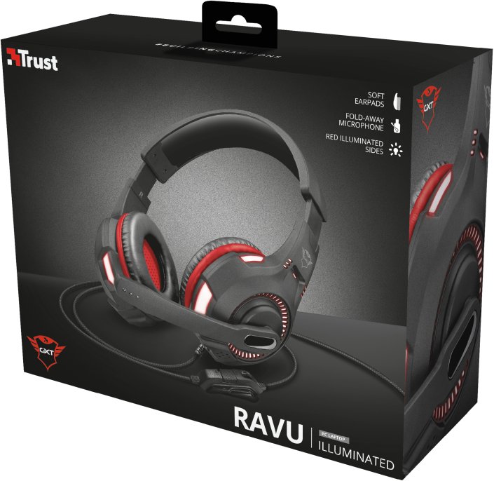 Наушники Trust GXT 407 Ravu Illuminated Gaming Headset (23372) купить ...