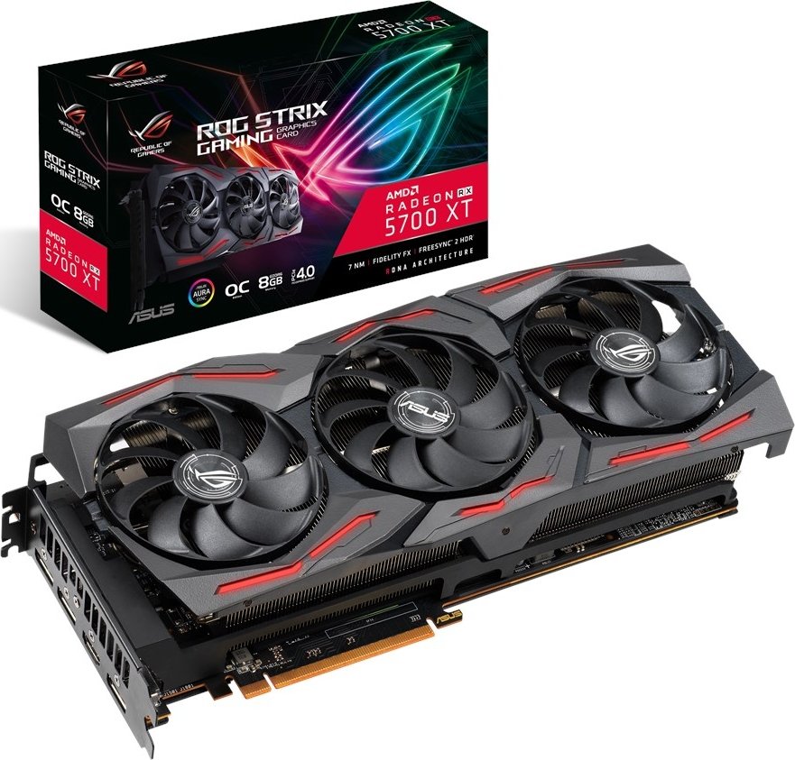 Видеокарта Asus PCI-E Radeon RX 5700 XT 8GB DDR6 (ROG-STRIX