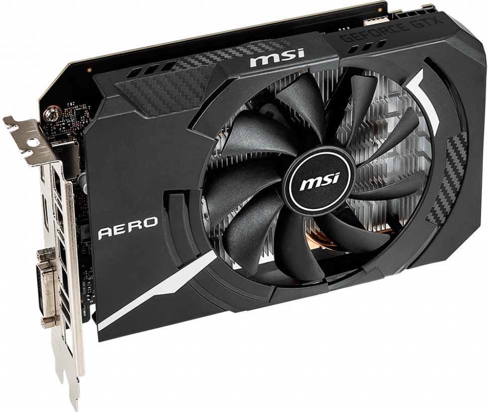Видеокарта PCI-E GeForce GTX1660 Ti 6GB DDR6 MSI (GTX 1660 TI AERO ITX ...