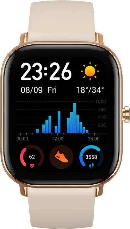Смарт-часы Amazfit GTS Gold купить | ELMIR - цена, отзывы, характеристики