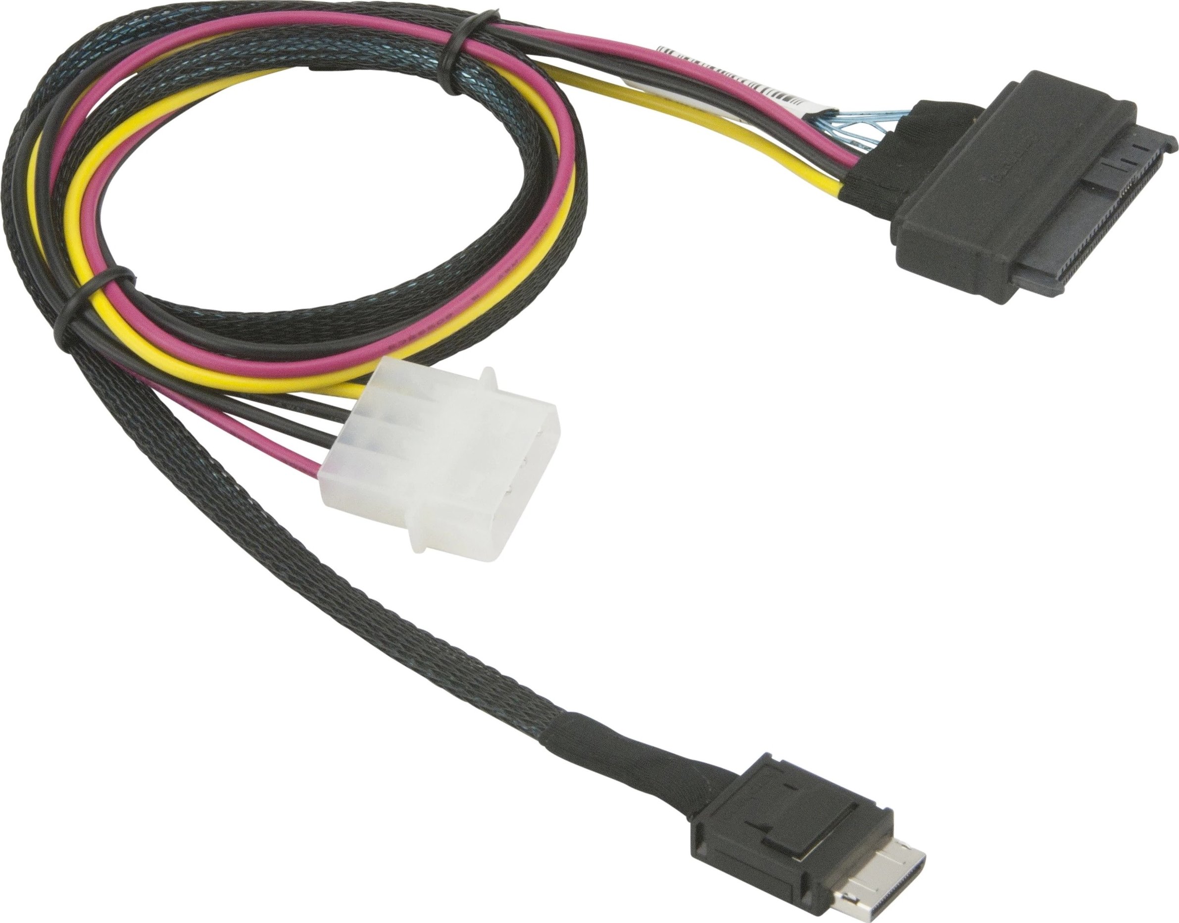 Кабель Supermicro Oculink to PCIE U.2 with Power Cable 0.75m CBL-SAST ...