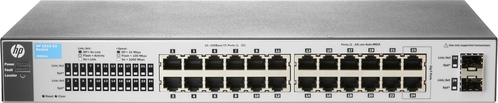 Коммутатор HP 1810-24 v2 (J9801A) купить | ELMIR - цена, отзывы ...