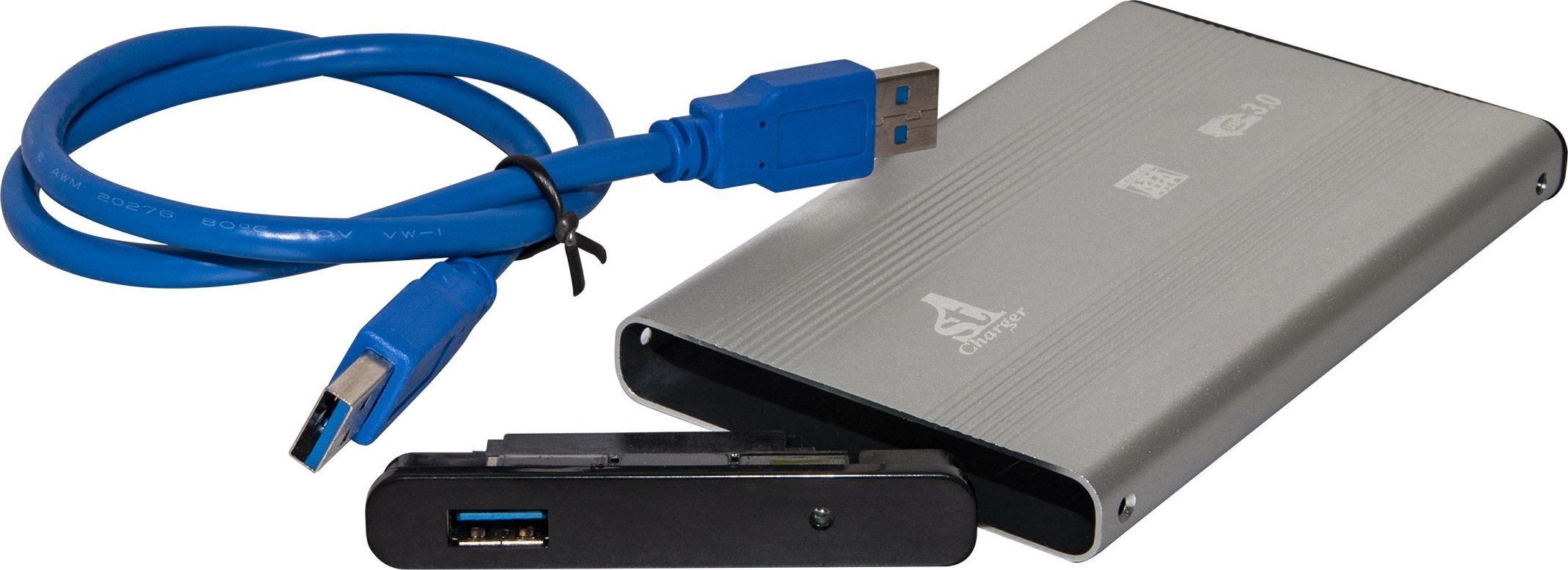 Карман для SSD/HDD 2.5" USB3.0 1stCharger Silver SATA (HDE1STU2530BS ...