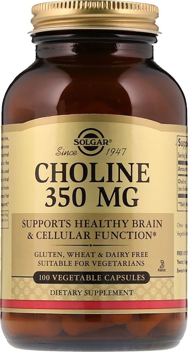 Холин Solgar 350 мг 100 растительных капсул (SOL00830) купить | ELMIR ...