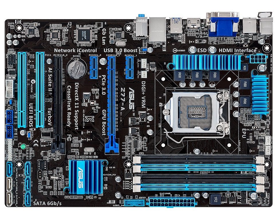 Материнская плата Asus Z77-A s-1155 Z77 купить | Elmir - цена, отзывы ...