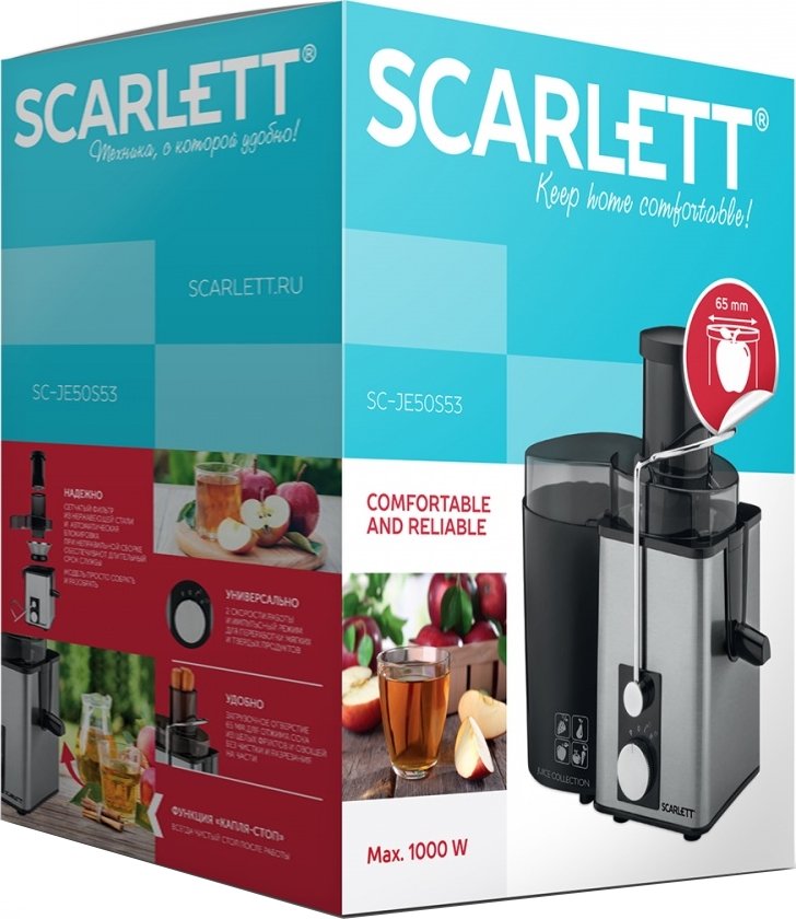 Соковыжималка Scarlett SC-JE50S53 купить | ELMIR - цена, отзывы ...