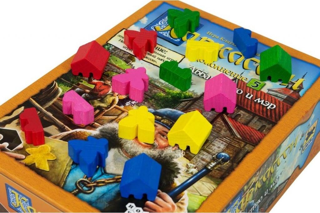 Настольная игра Игра настольная Hobby World Каркассон: Аббатство и мэр ...