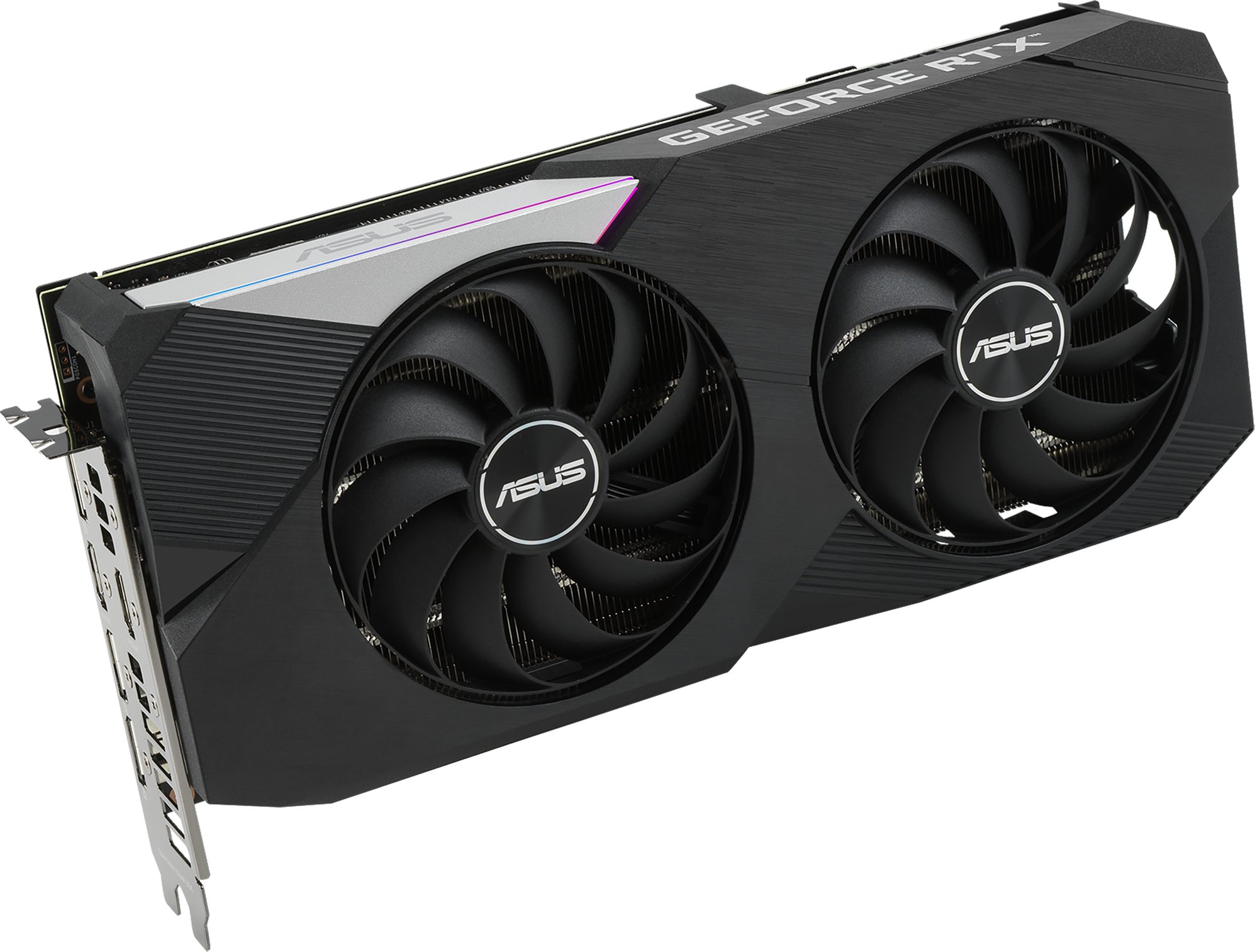 Видеокарта Asus PCI-E GeForce RTX3060 Ti 8GB DDR6 (DUAL-RTX3060TI-O8G ...