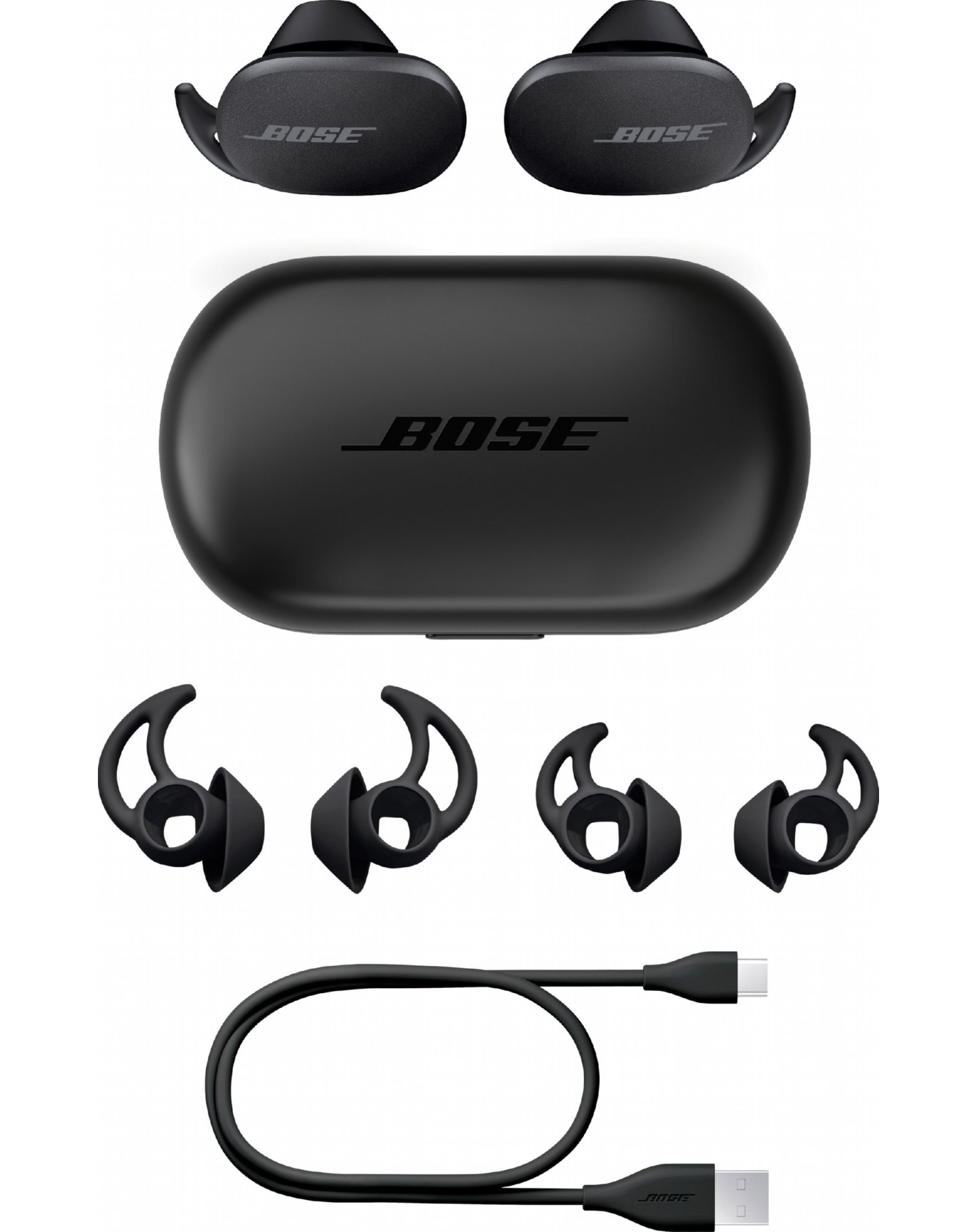 BOSE Quietcomfort Earbuds 黒 Bose QuietComfort Earbuds, Black - Worldshop