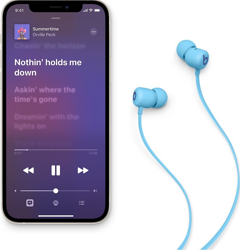 Наушники Beats Flex All-Day Wireless Flame Blue A2295 (MYMG2ZM/A ...
