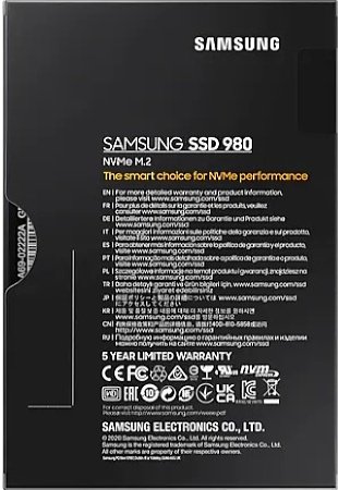 SSD-накопитель M.2 500GB Samsung 980 (MZ-V8V500BW) купить | ELMIR