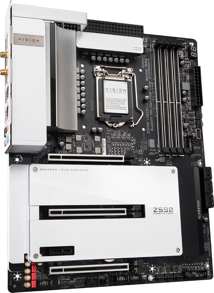 Материнская плата GigaByte Z590 VISION D s-1200 Z590 купить | Elmir ...