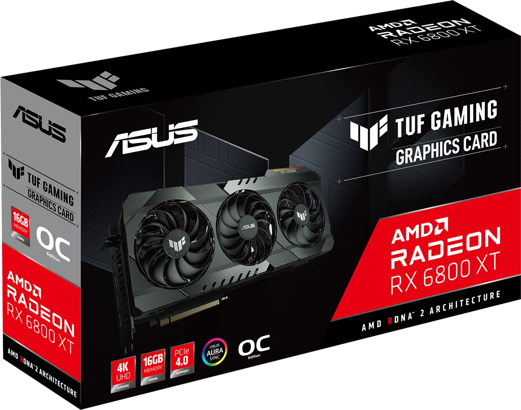 Видеокарта Asus PCI-E Radeon RX 6800 XT 16GB DDR6 (TUF-RX6800XT-O16G ...