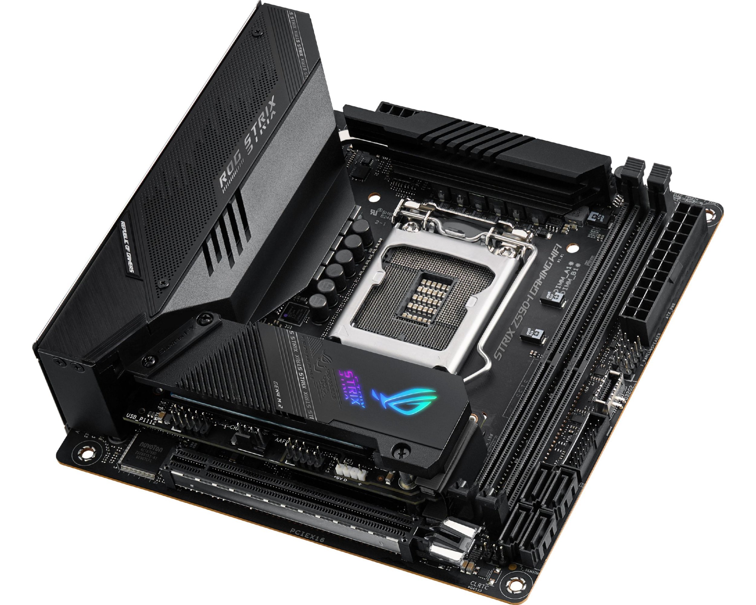 Материнская плата Asus ROG STRIX Z590-I Gaming WiFi s-1200 Z590 купить ...