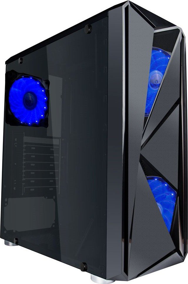 Корпус 1stPlayer F4-3A1-15LED Blue б/БП купить | Elmir - цена, отзывы ...