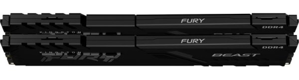 Модуль памяти Kingston Fury DDR4 64GB 2x32GB 3200MHz Beast Black