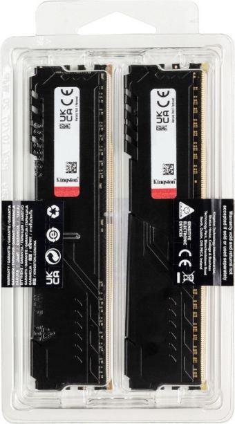 Модуль памяти Kingston Fury DDR4 64GB 2x32GB 3200MHz Beast Black