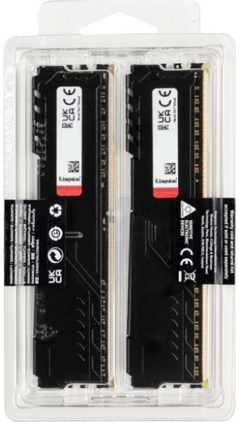 Модуль памяти Kingston Fury DDR4 64GB 2x32GB 3200MHz Beast Black
