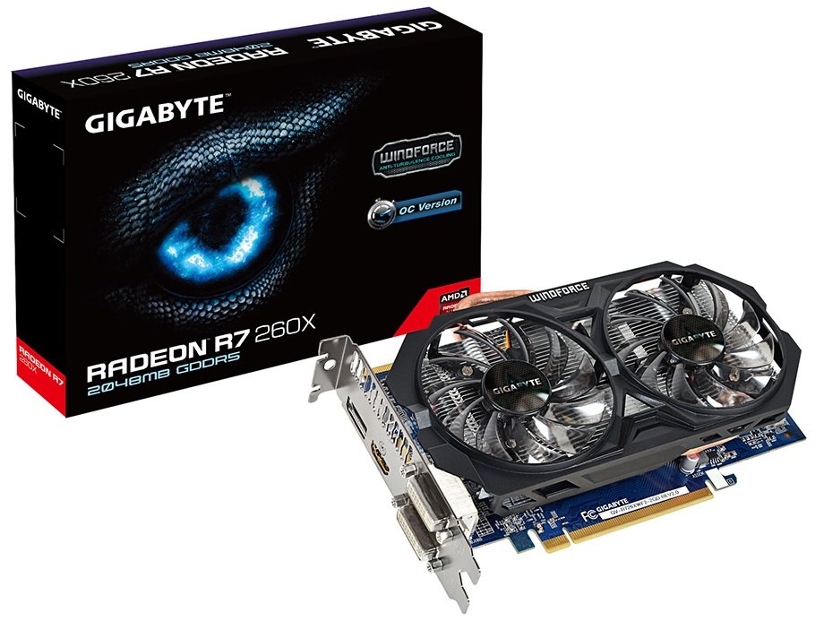 260x Gigabyte Amd Radeon R7 200 Series Видеокарта GigaByte