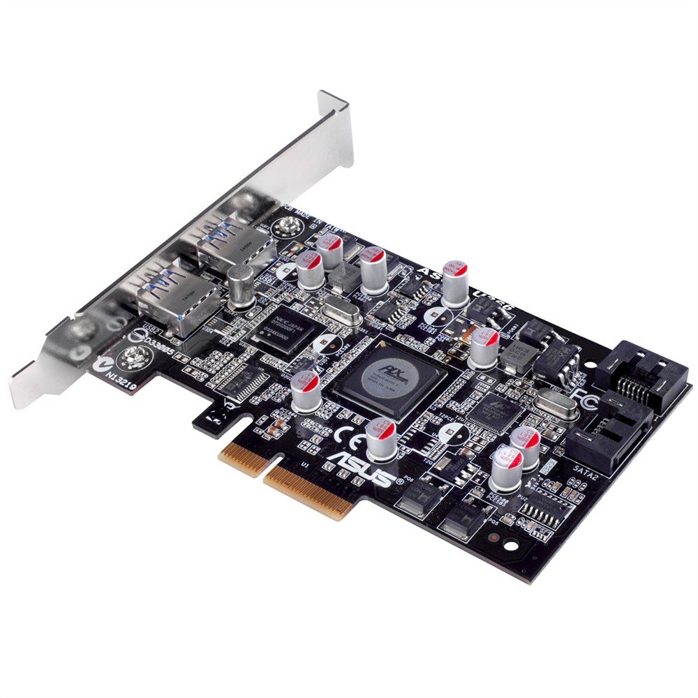 Контроллер PCI-Ex4 Asus U3S6 2xUSB3.0 + 2xSATA3.0 купить | ELMIR - цена ...